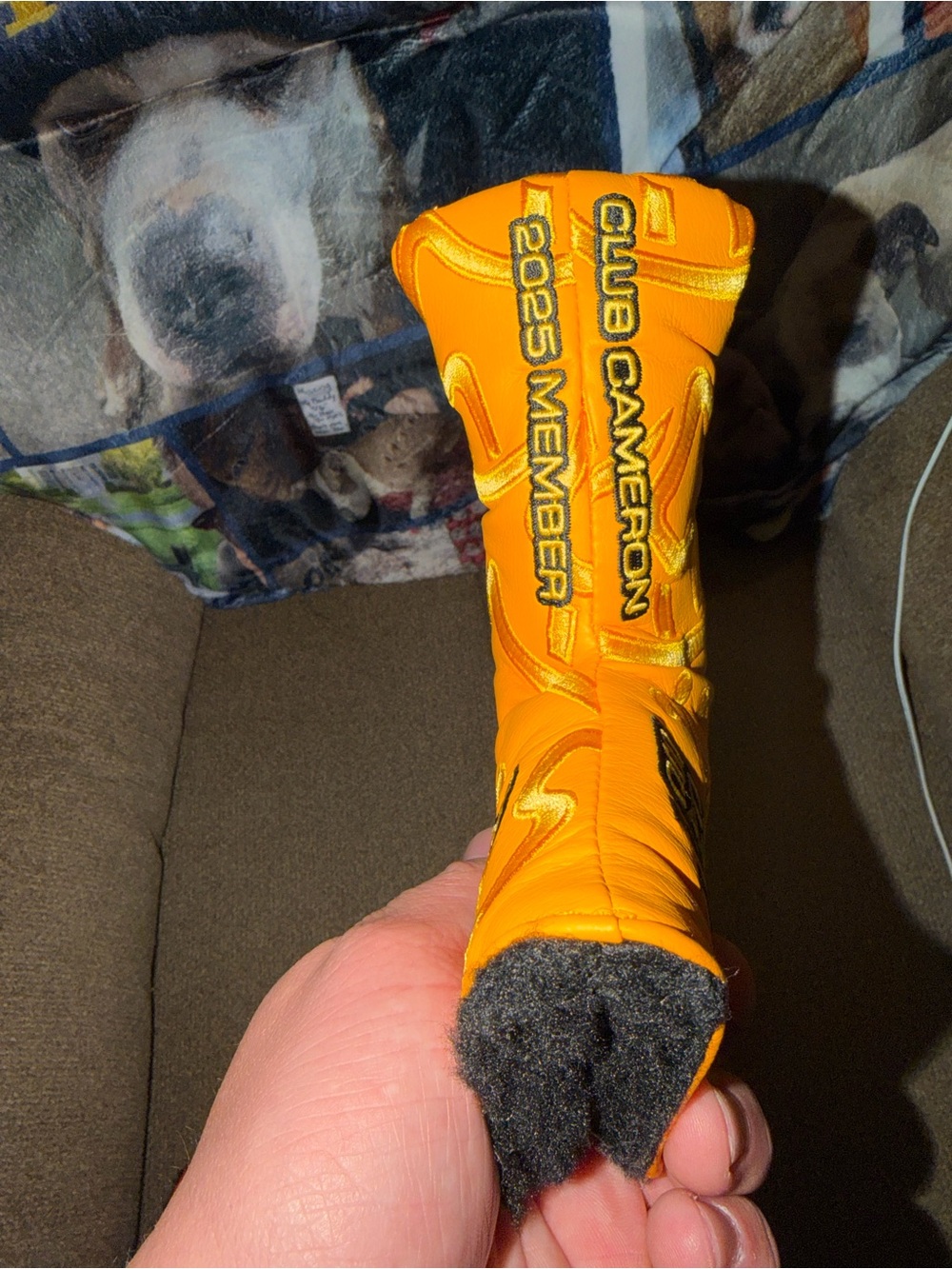 Scotty Cameron 2025 Member Orange Putter Headcover